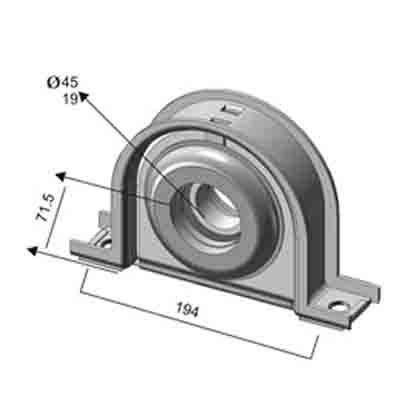 VOLVO PROPELLER SHAFT BEARING ARC-EXP.102792 20362601
1696907
3126290
1697203
1070170