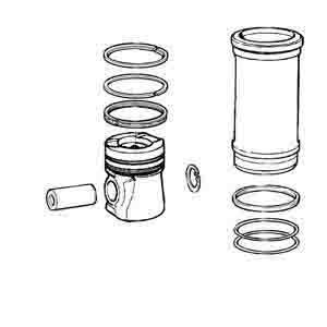 SCANIA PISTON &RING ARC-EXP.500558 551379